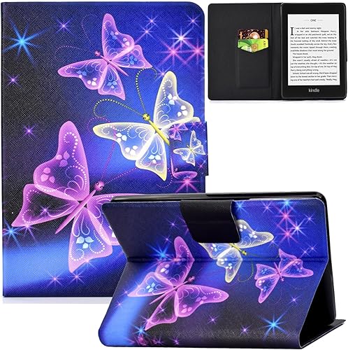 Miniatura 17 de Funda para Kindle Paperwhite de 6 pulgadas (10ª generación, versión 2018), funda inteligente de piel sintética ligera y delgada con apagado