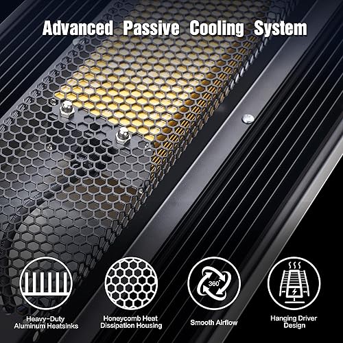 Miniatura 4 de Luces de cultivo para plantas de interior  Luces LED de espectro completo de fotones rojos altos para cultivo de semillas  360 vatios mejoradas con