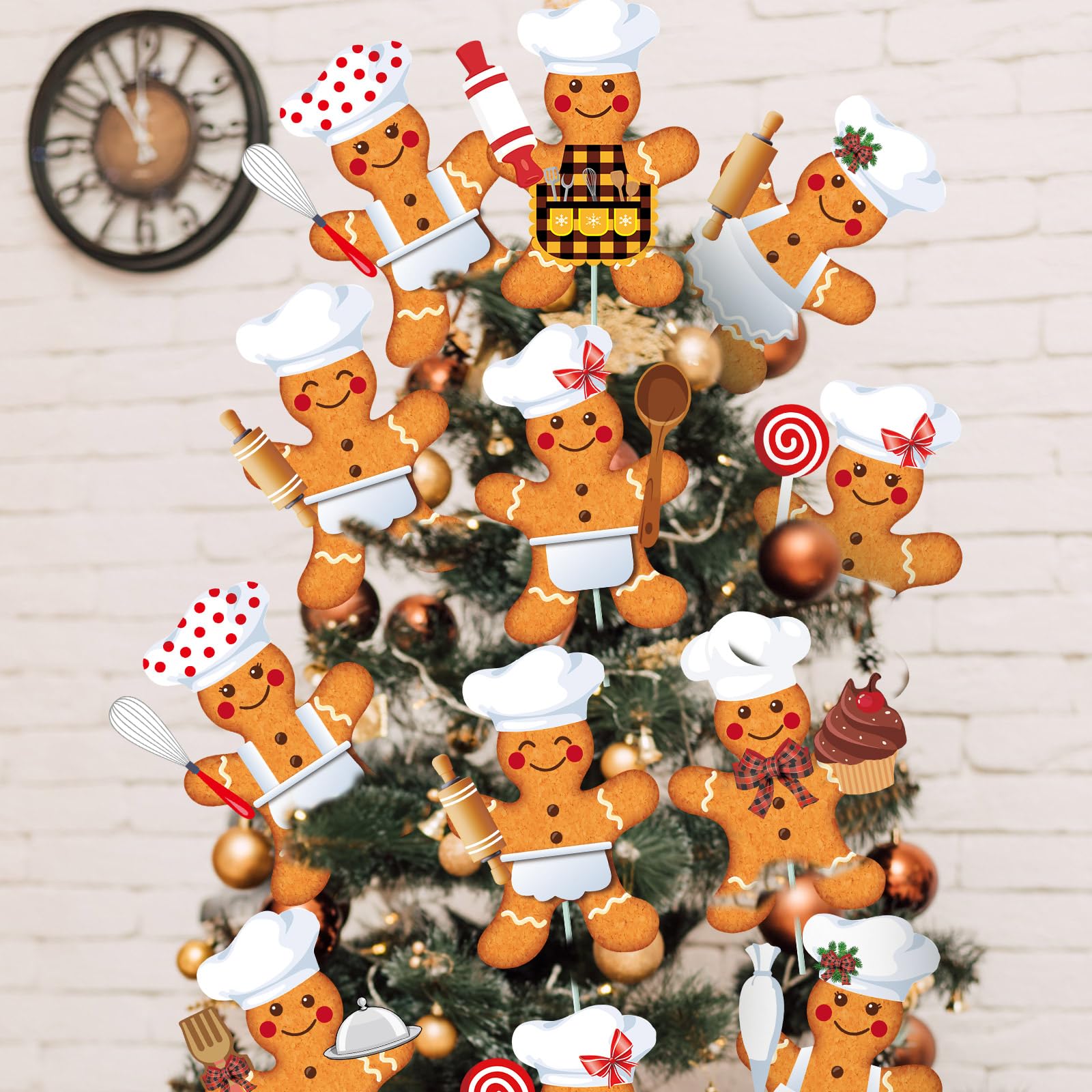 Bonhomme en pain d'épices déco pour sapin et ambiance de Noël maison