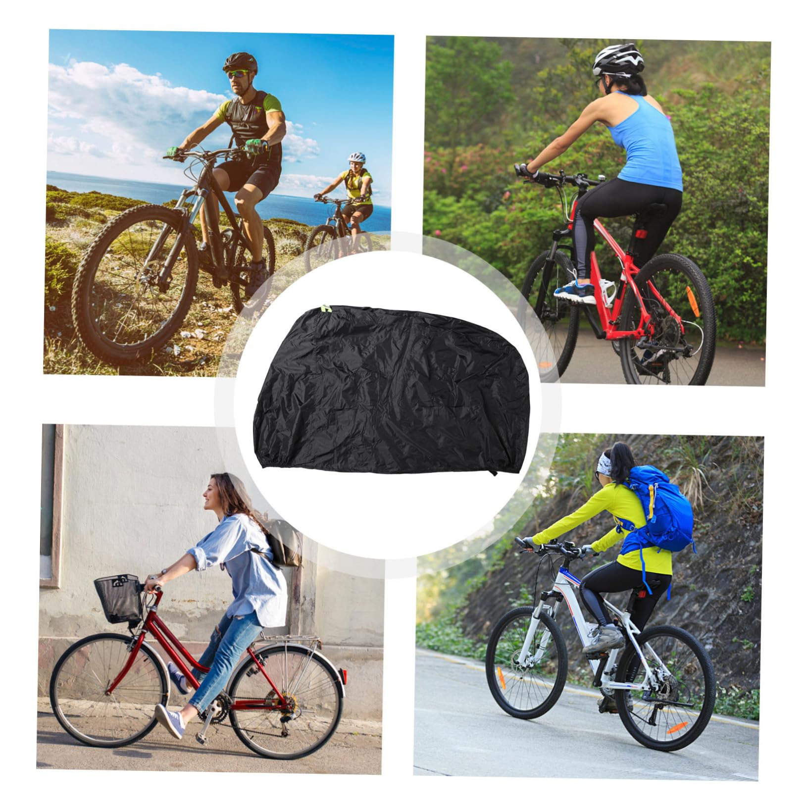 TOYANDONA Copertura Per Biciclette Oxford Protezione Uv e Polvere Per Bici Elettriche Scooter e Tricicli Adatta Per Ed