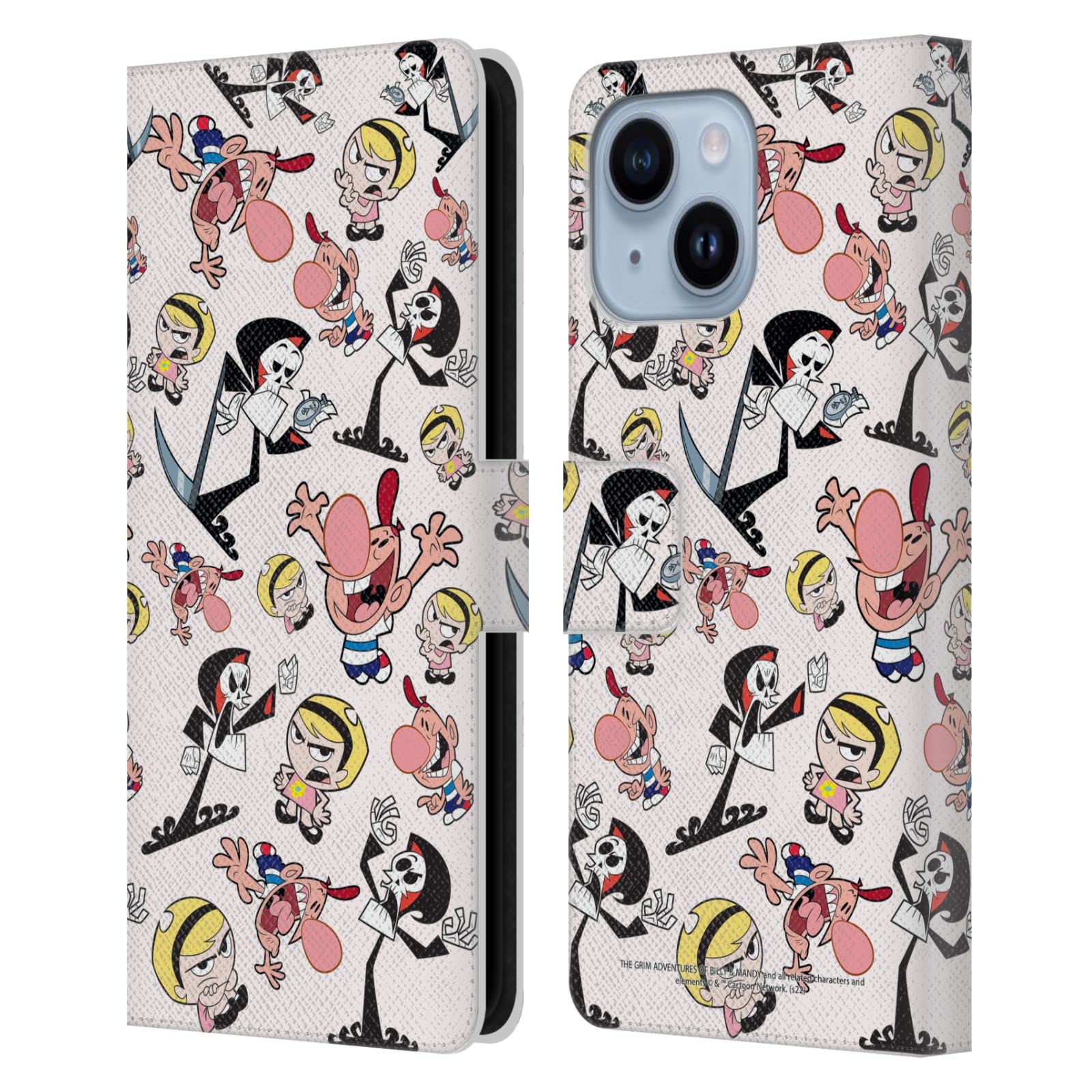 Billy & Mandy étui cuir iPhone 14 Plus pour éviter rayures et chocs