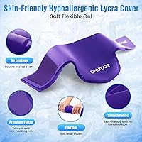 Vista 6 de ONLYCARE Paquete de hielo para el cuello con envoltura de gel - Paquetes de hielo para el hombro actualizados para lesiones, reutilizables