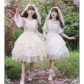 ボディライン★ティアードワンピース JSK ドレス ロリータ ゴスロリ リボン dd035zo_1.jpg