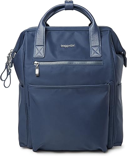 Baggallini Mochila Soho para mujer Azul marino French Navy talla única