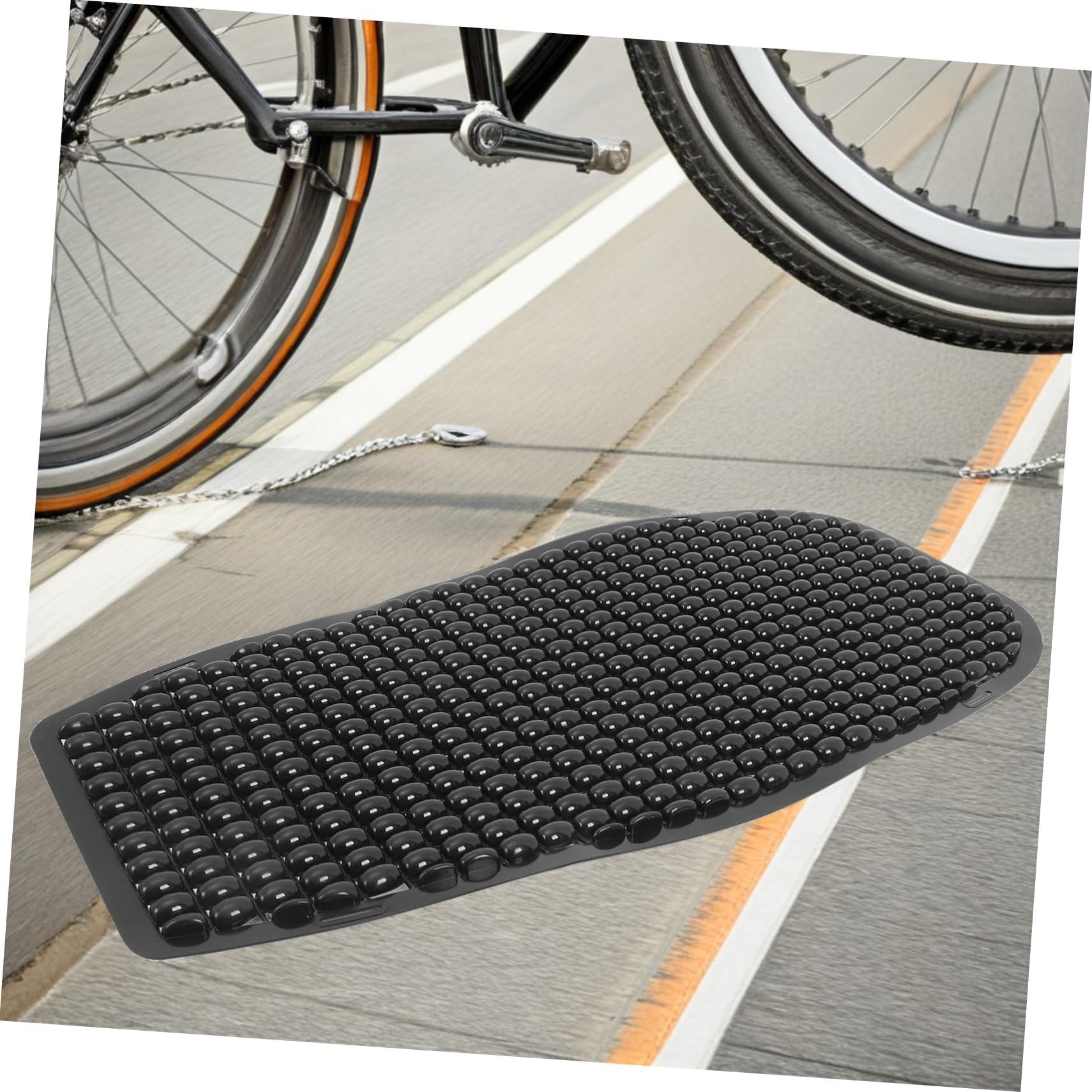 ABOOFAN Housse de Selle Moto Électrique Imperméable Coussin Confortable Protection Solaire 130x45 Cm