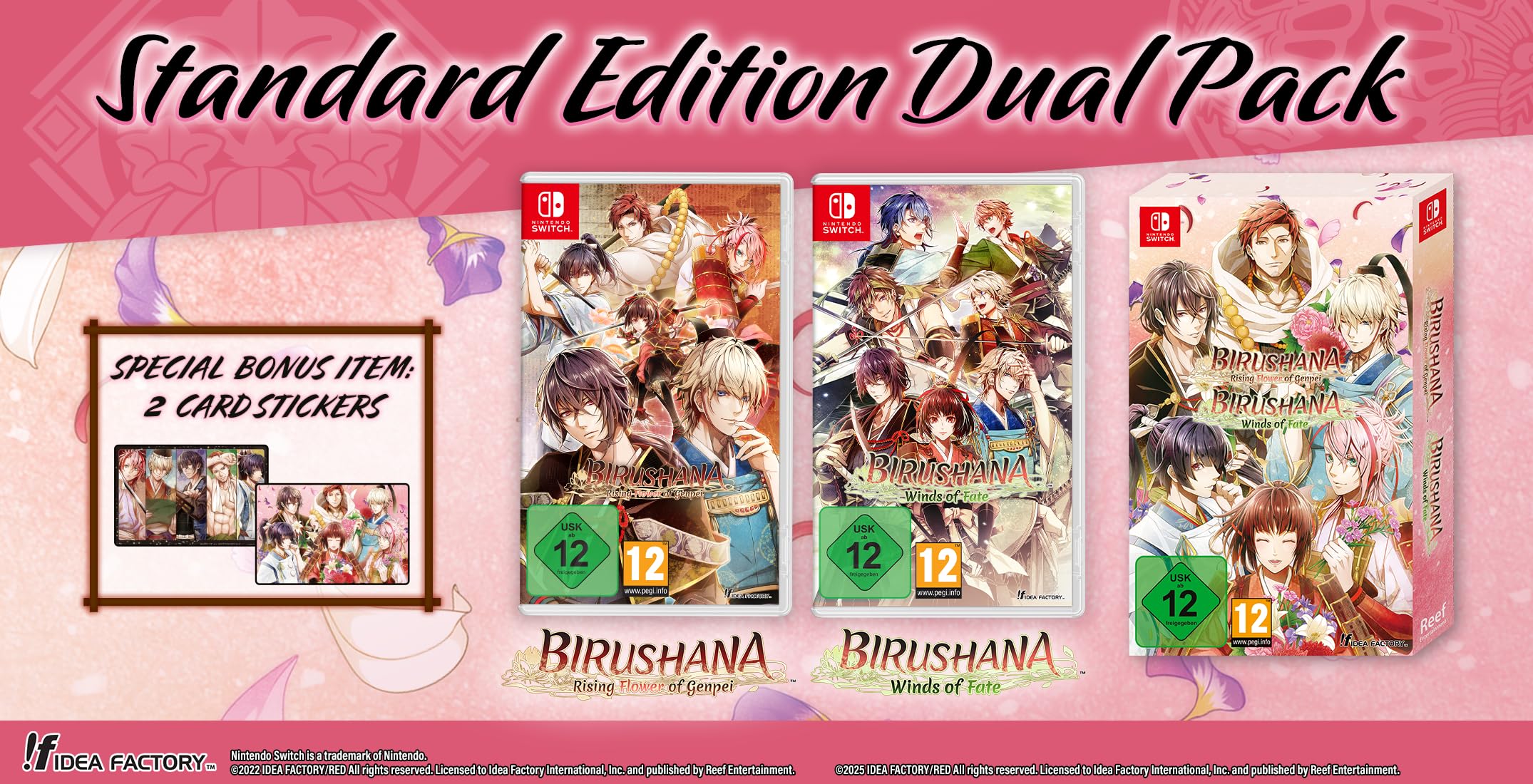 Birushana: Rising Flower of Genpei & Winds of Fate – Dual Pack (Nintendo Switch)
