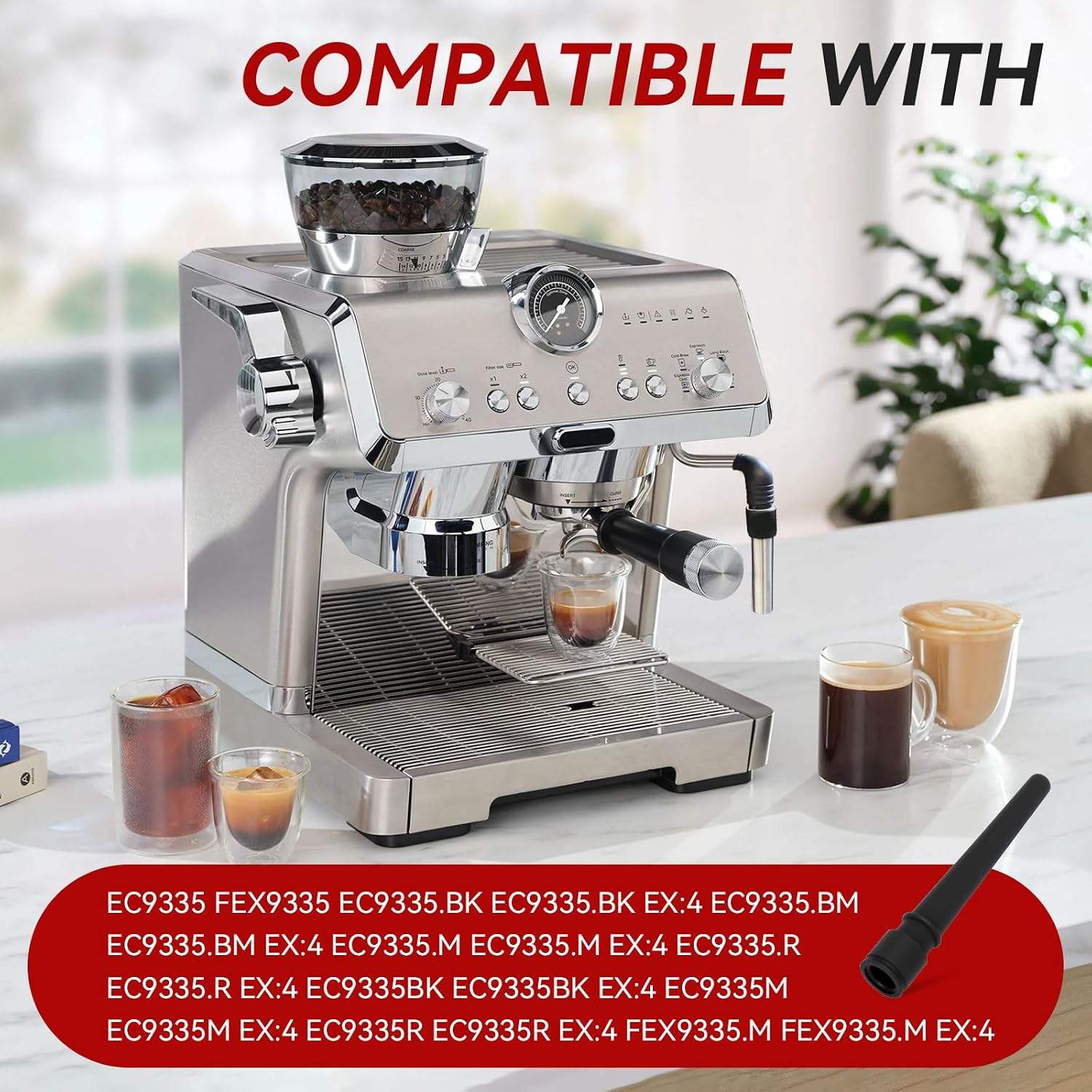 Steam Nozzle 5313259991 Coffee Machine Lower Tube - Fits for De'Longhi