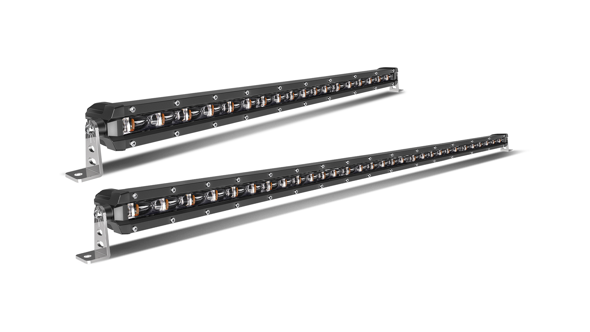 Amber&White Strobe Roof 42 Curved LED Light Bar Kit for 2024-2025 Can Am Maverick R/R Max