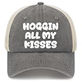 Hoggin All My Kisses Hat Trucker Hat Women Dad Hat Funny Birthday Gifts