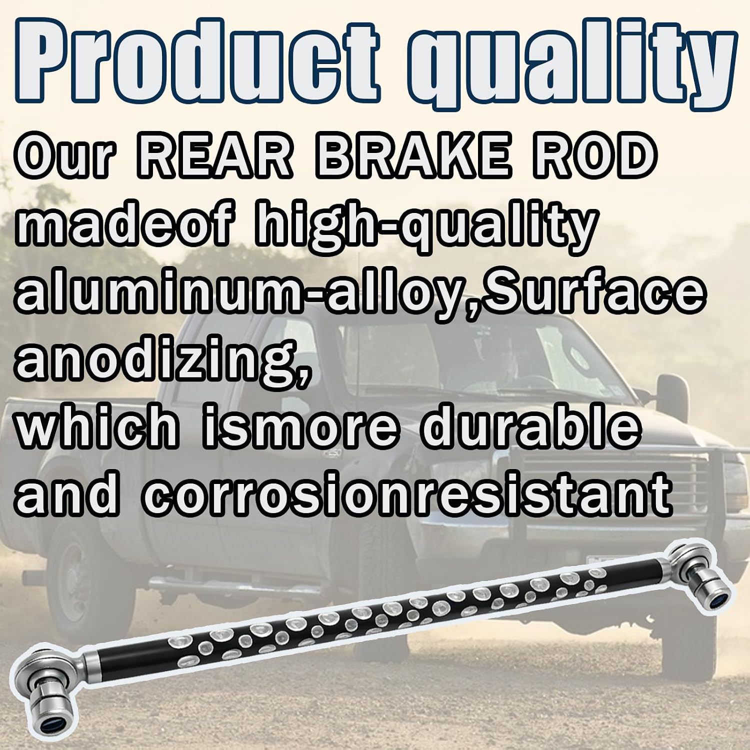 11.75" Throttle Linkage Adjustable - Throttle Rod - Upgrade Throttle Linkage Kit device can be adjusted from 10-1/4" to 11-3/4" inches.