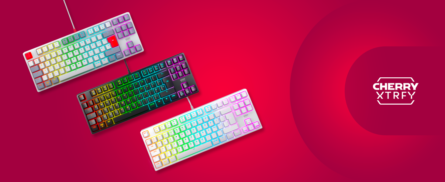 Amazon.com: CHERRY XTRFY K4V2 TKL, Tenkeyless Mechanical Gaming