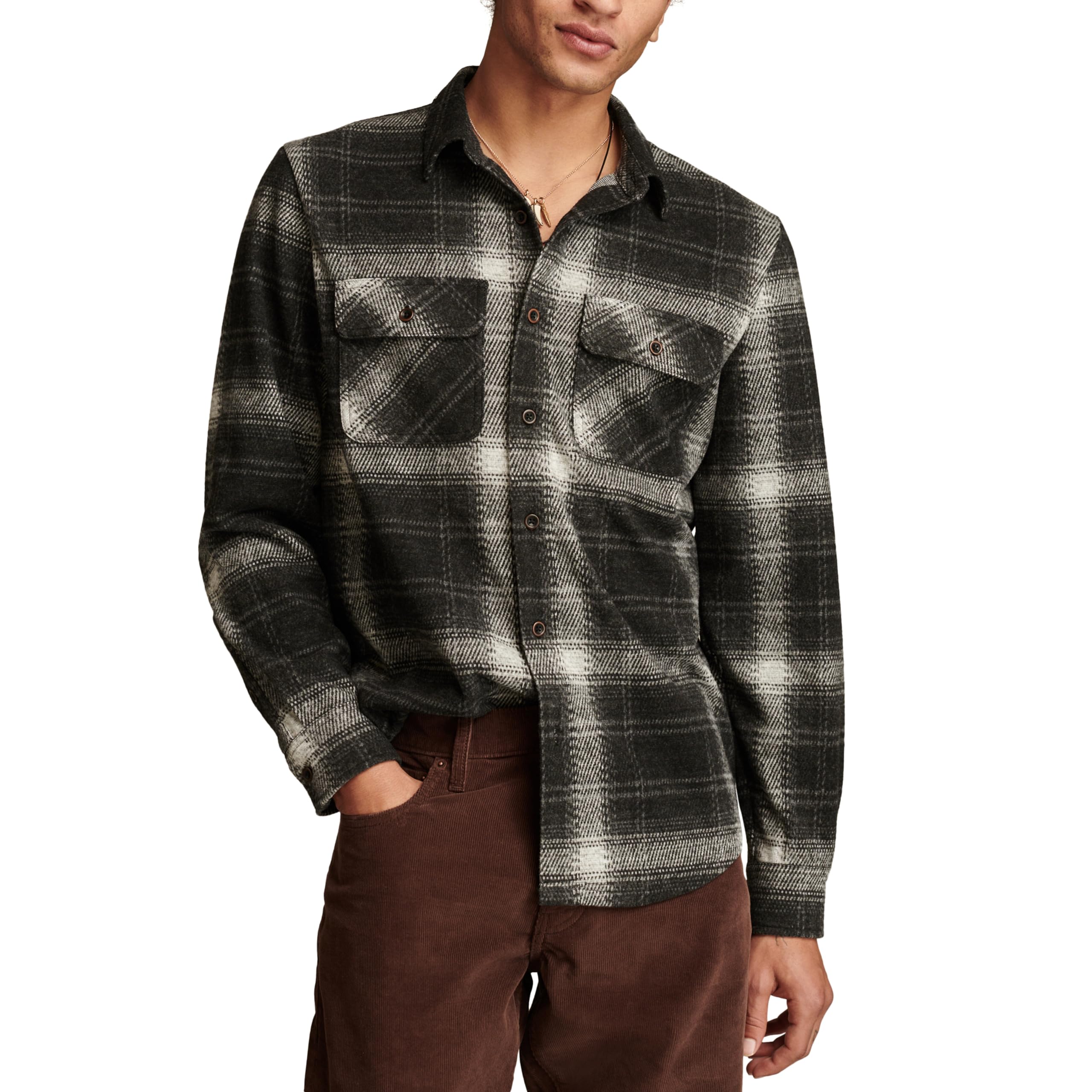 Lucky Brand Men's Brushed Jersey Shirt