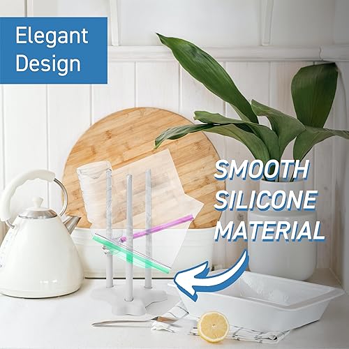 Miniatura 2 de Tributary Brands Rejilla de secado de silicona para bolsas de plástico, Estante de secado de bolsas de plástico, Estante de secado de bolsas