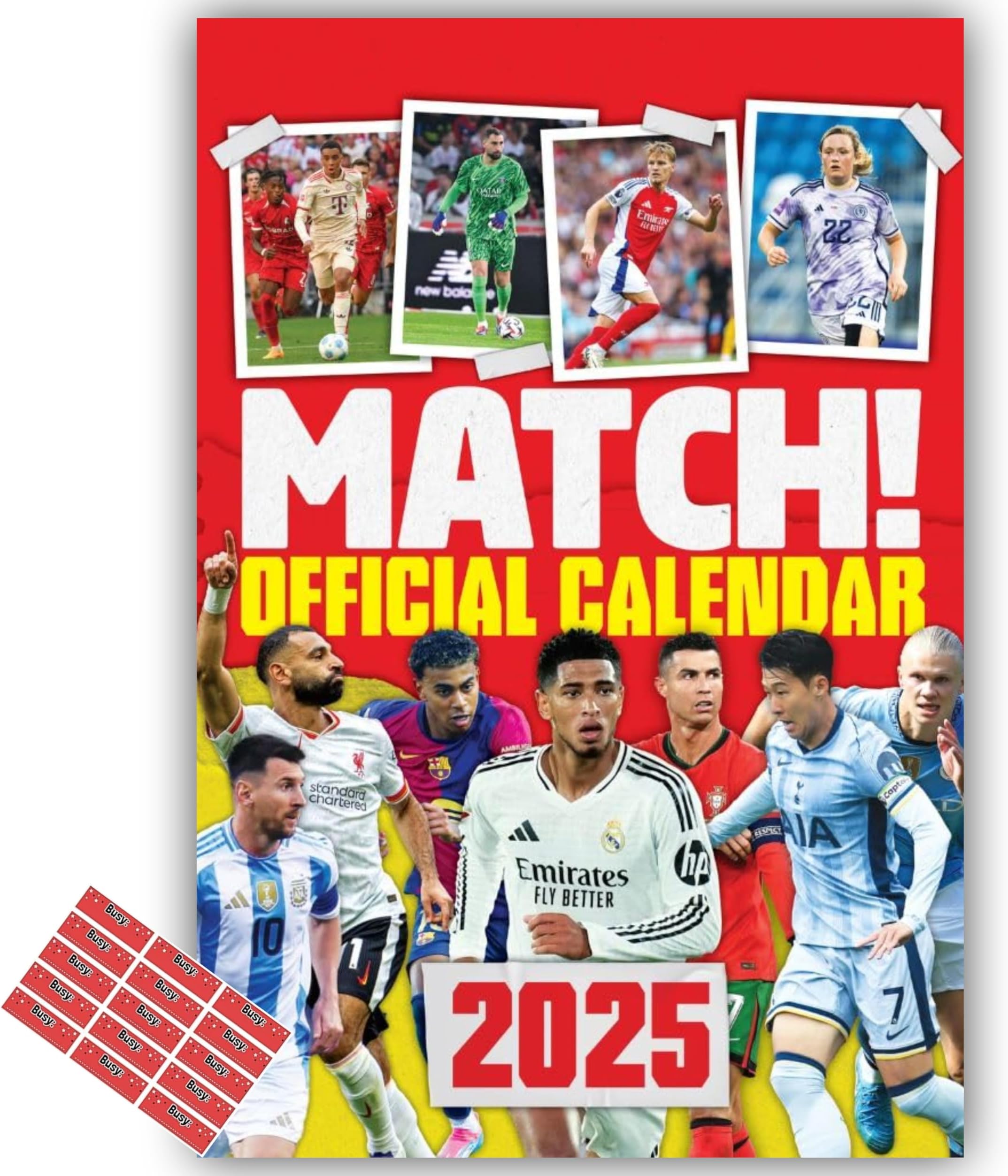 Brentford Calendar 2026 A3 Wall Hanging Football Calendar Gift Present With FREE Organising Stickers Included