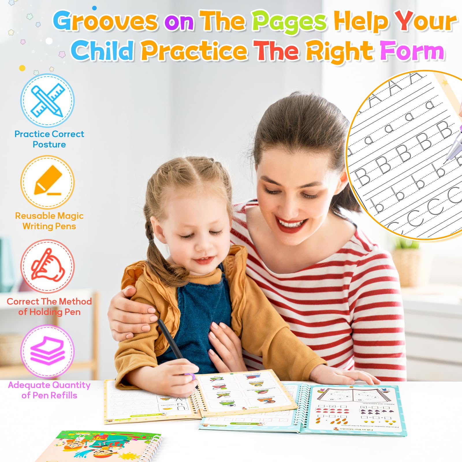 4 Pack Handwriting Practice Books - Image 4