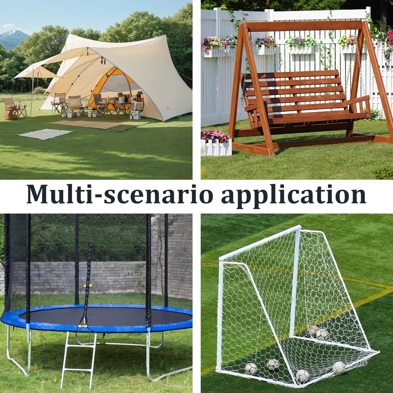 BlinBlin 12-calowe szpikulec do wbijania w ziemię J kotwa budowlana trampolina