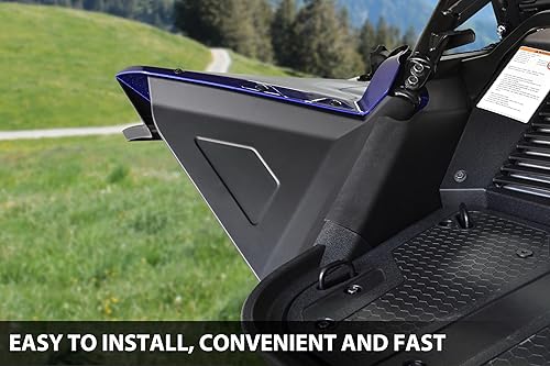 Miniatura 6 de Guardabarros traseros extendidos para Yamaha YXZ 1000, UTV Triangle Extra Rear Mud Guard Flaps Splash Fender kit para Yamaha YXZ 1000RSESSSS SESS