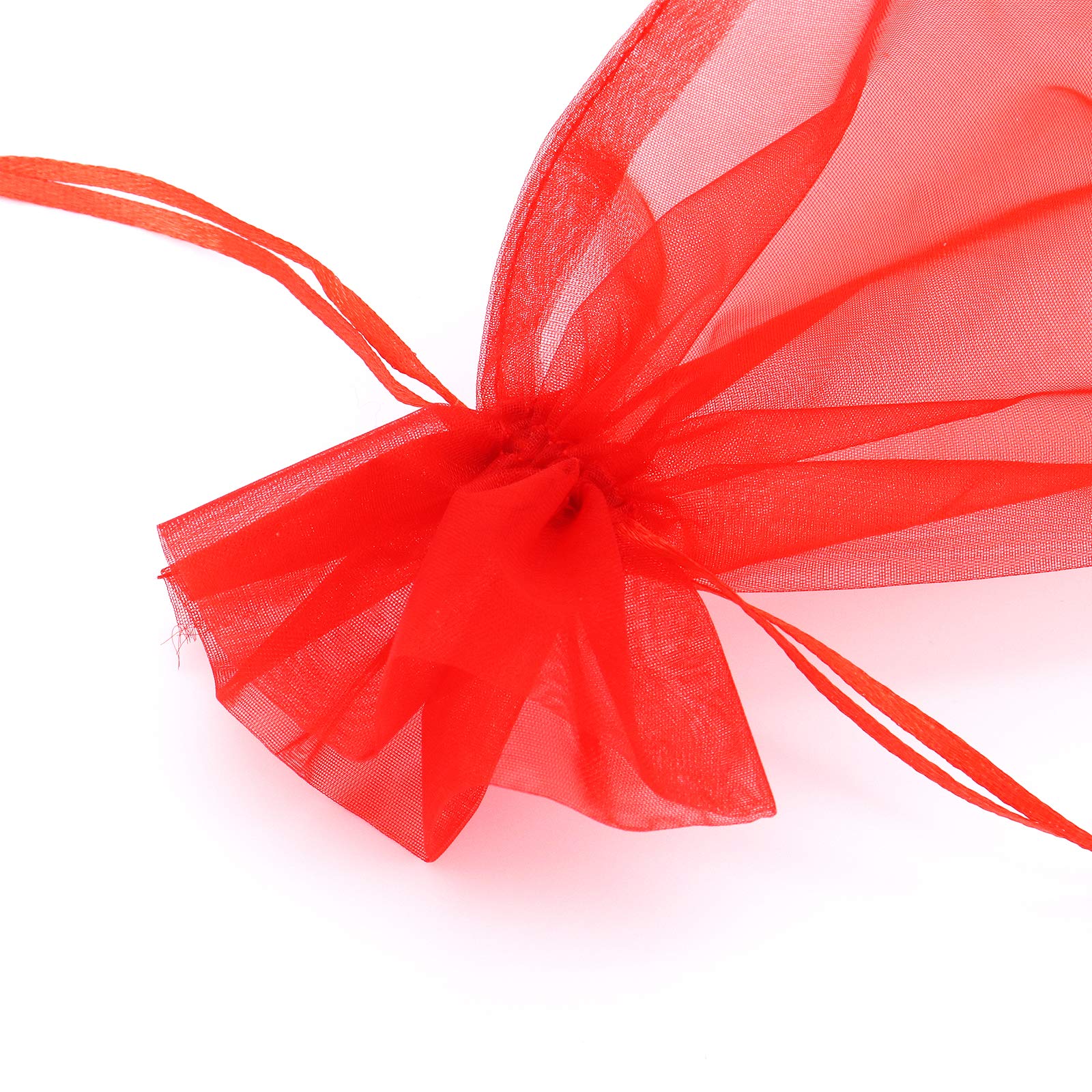 Bivwopei Lot De 12 Sacs à Vin En Organza Avec Cordon De Serrage, Sac