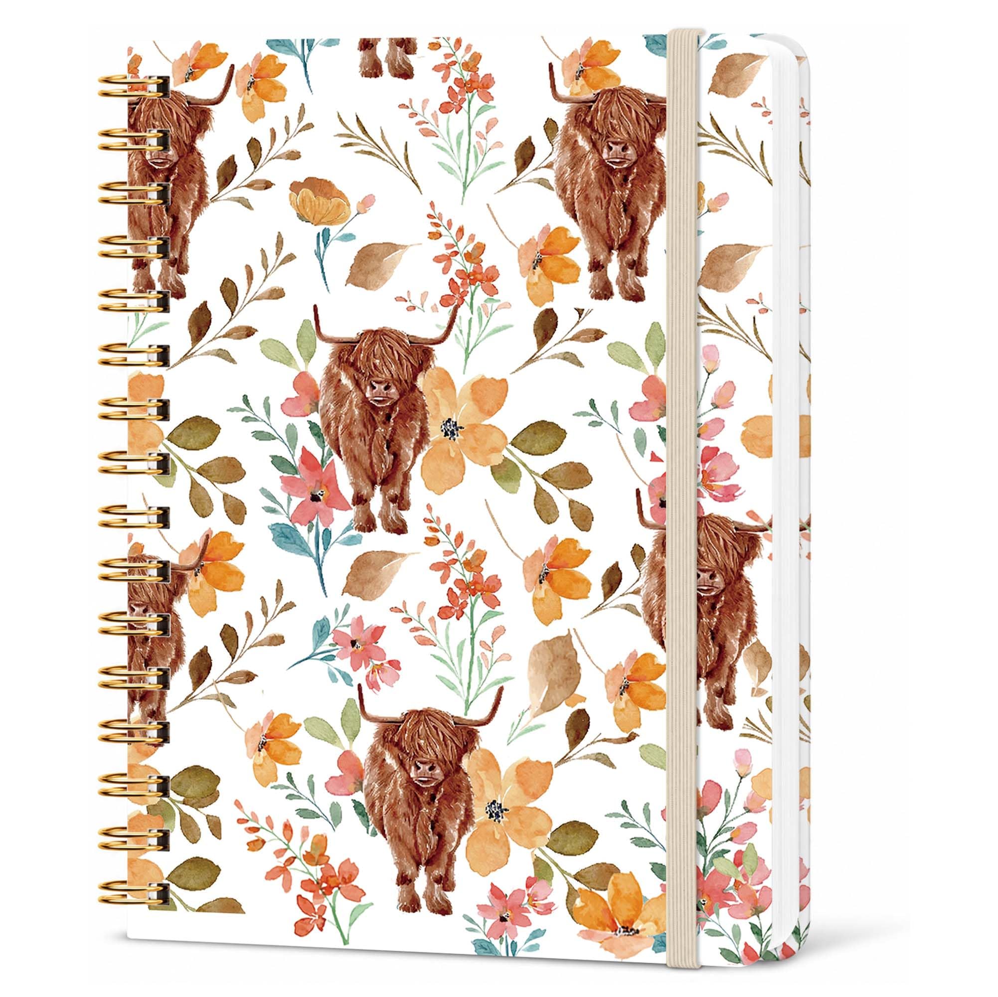 Carnet de notes rigide anti-cornes à spirale pour écrire et organiser vos notes - 8