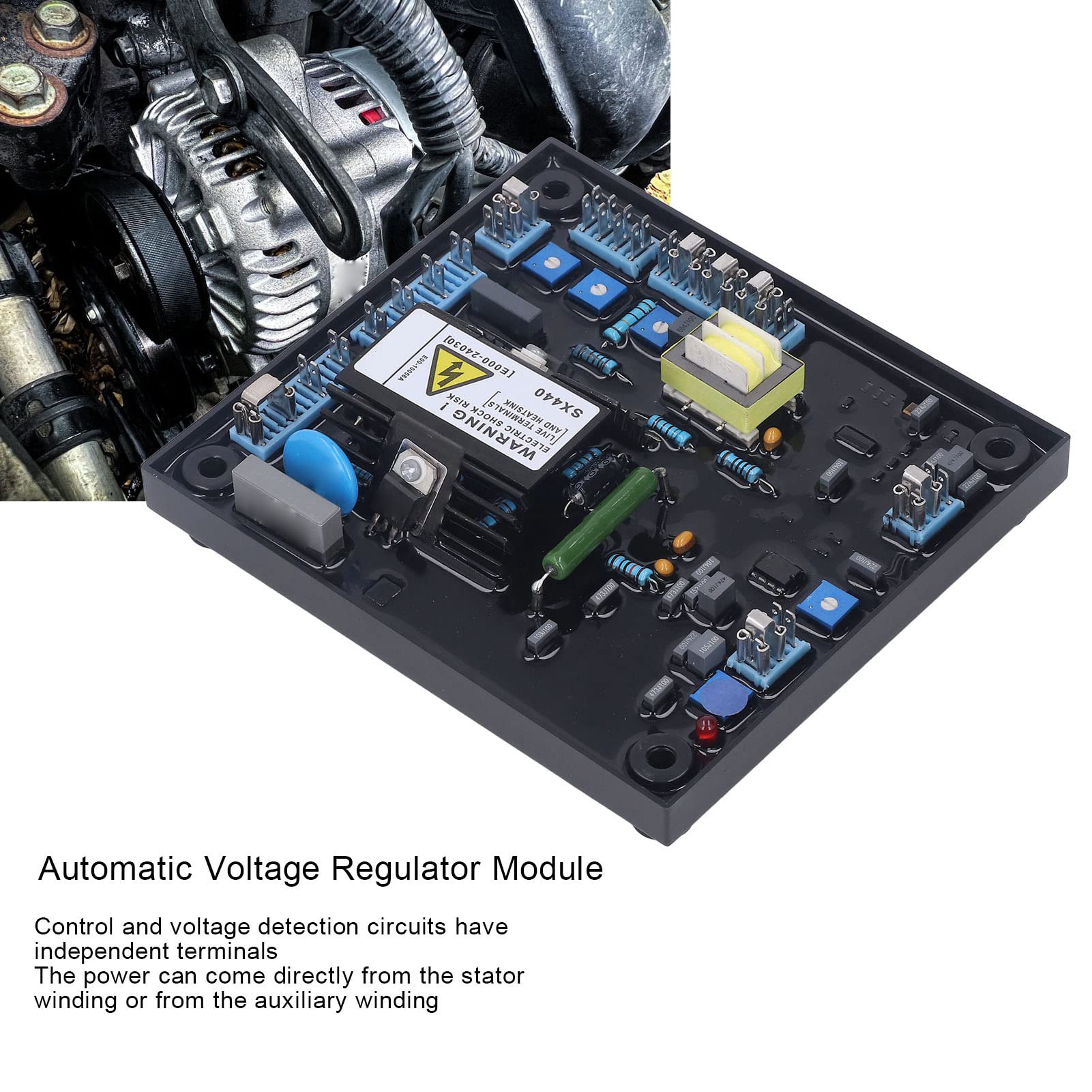 SX440 Zestaw Generatora Diesla Automatyczny Regulator Napięcia 1 Faza 2 Drut AVR Regulator Napięcia Wzbudzenia Płyta Regulatora 190-264V
