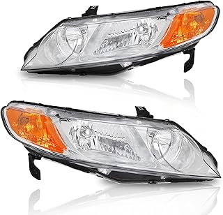 Fit For 06 07 08 09 10 11 Honda Civic Headlight 2006 2007 2008 2009 2010 2011 honda civic Headlights 2006-2011 Honda Civic Headlight Assembly 4-Door Sedan(Not Fit 2Door Coupe)