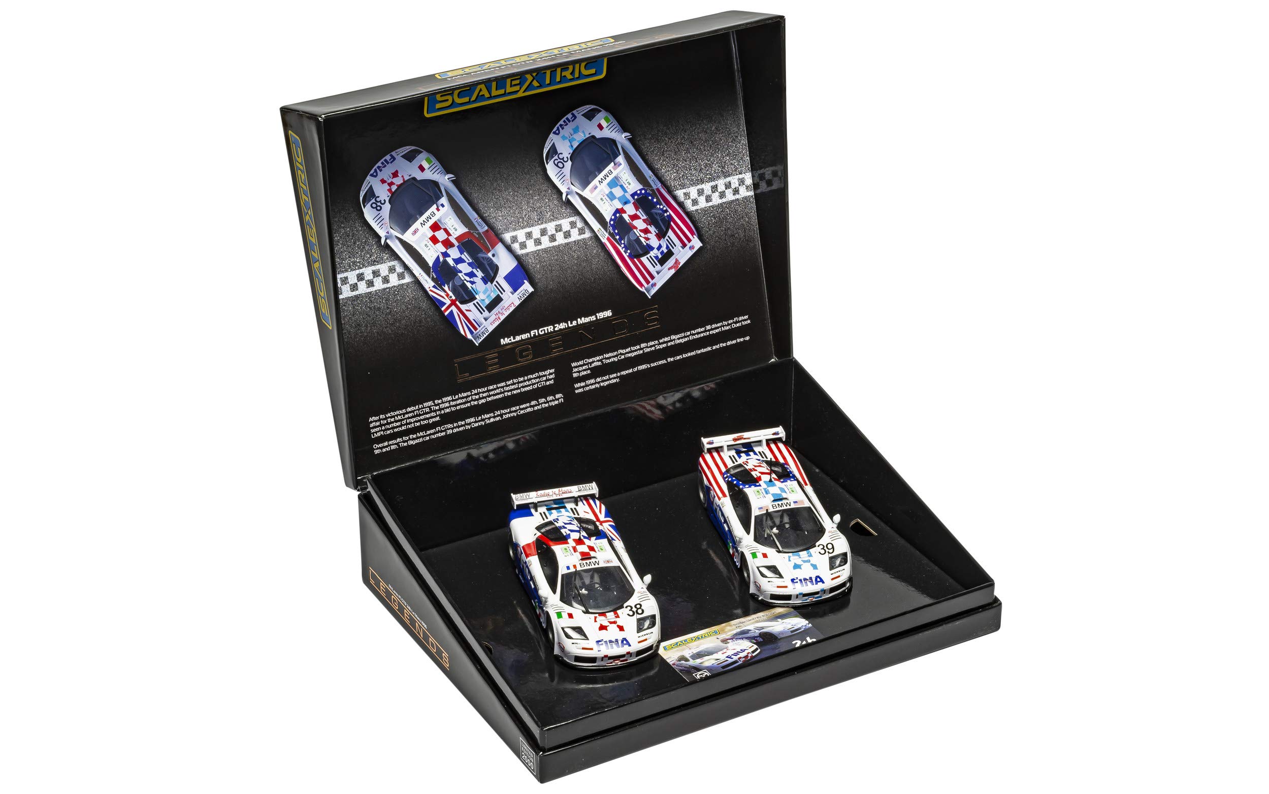 Scalextric McLaren F1 GTR Fina Twin Pack Le Mans 1996 LIMITED EDITION