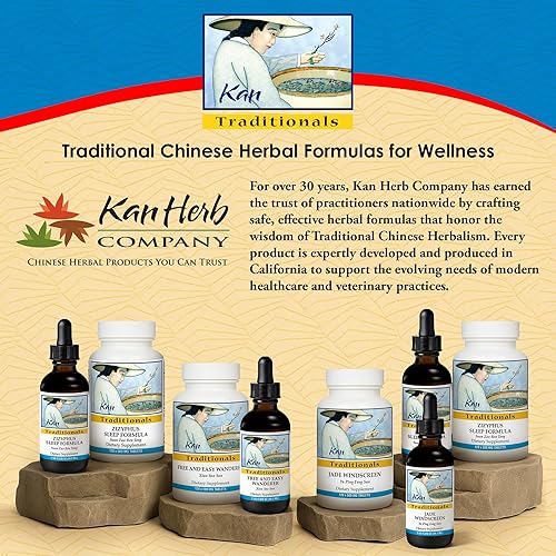 Miniatura 6 de Kan Herbs Company Zizyphus Sleep Formula – Mezcla de hierbas tradicionales chinas para el equilibrio nocturno y apoyo de relajación, promueve el
