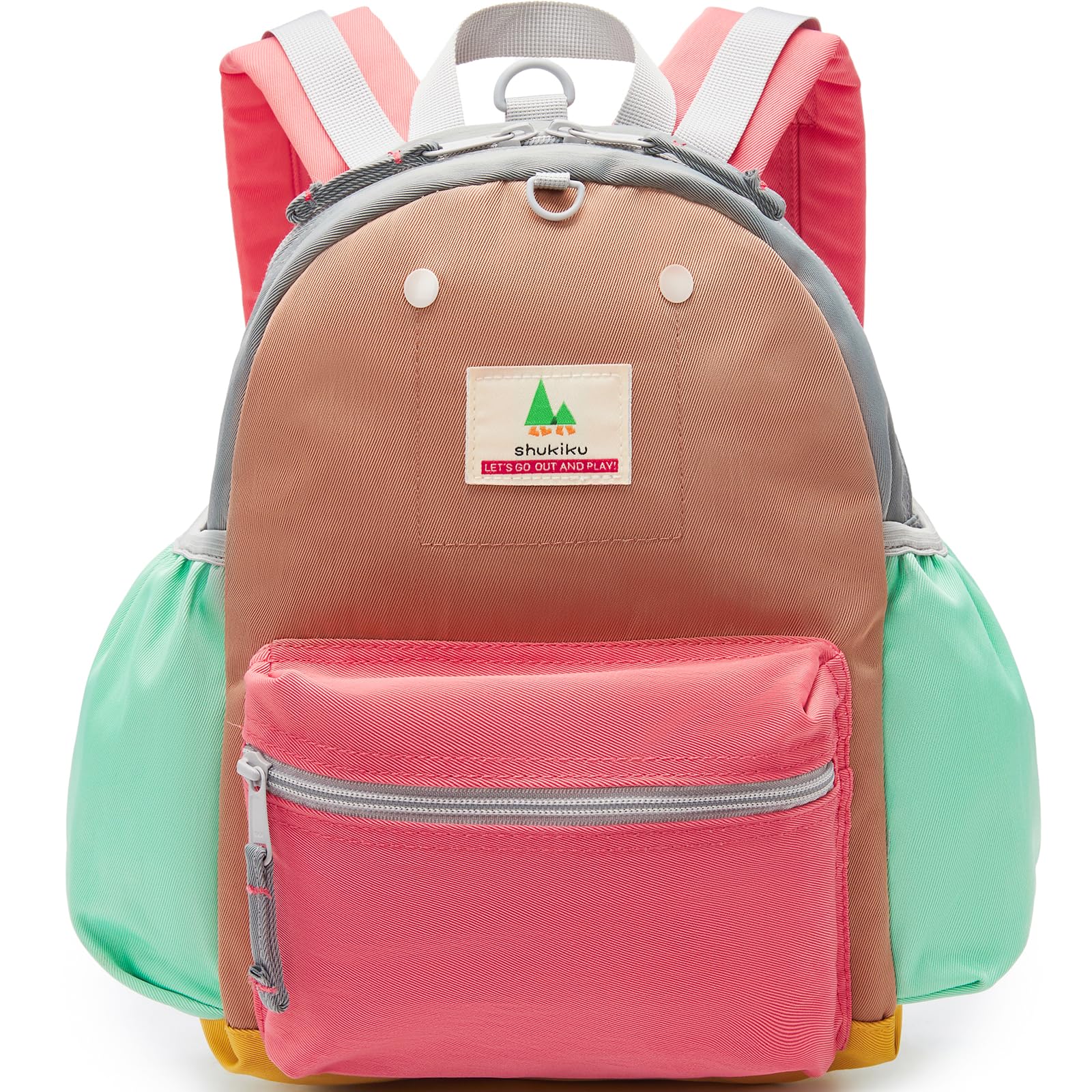 shukiku 12 Inch Toddler Backpack for School Mini Backpack for Travel, Small Kids Child Backpacks, Preschool Kindergarten Elementary Toddler bag, for