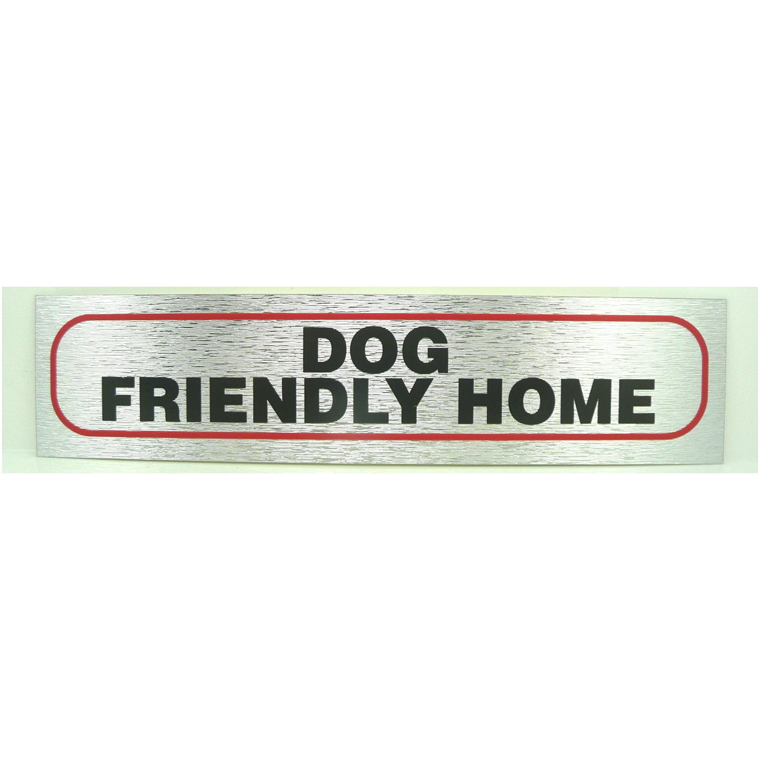 eCobbler Dog Signs For Dog Owners 17Cm X 4Cm Large Selection - Dog Friendly Home