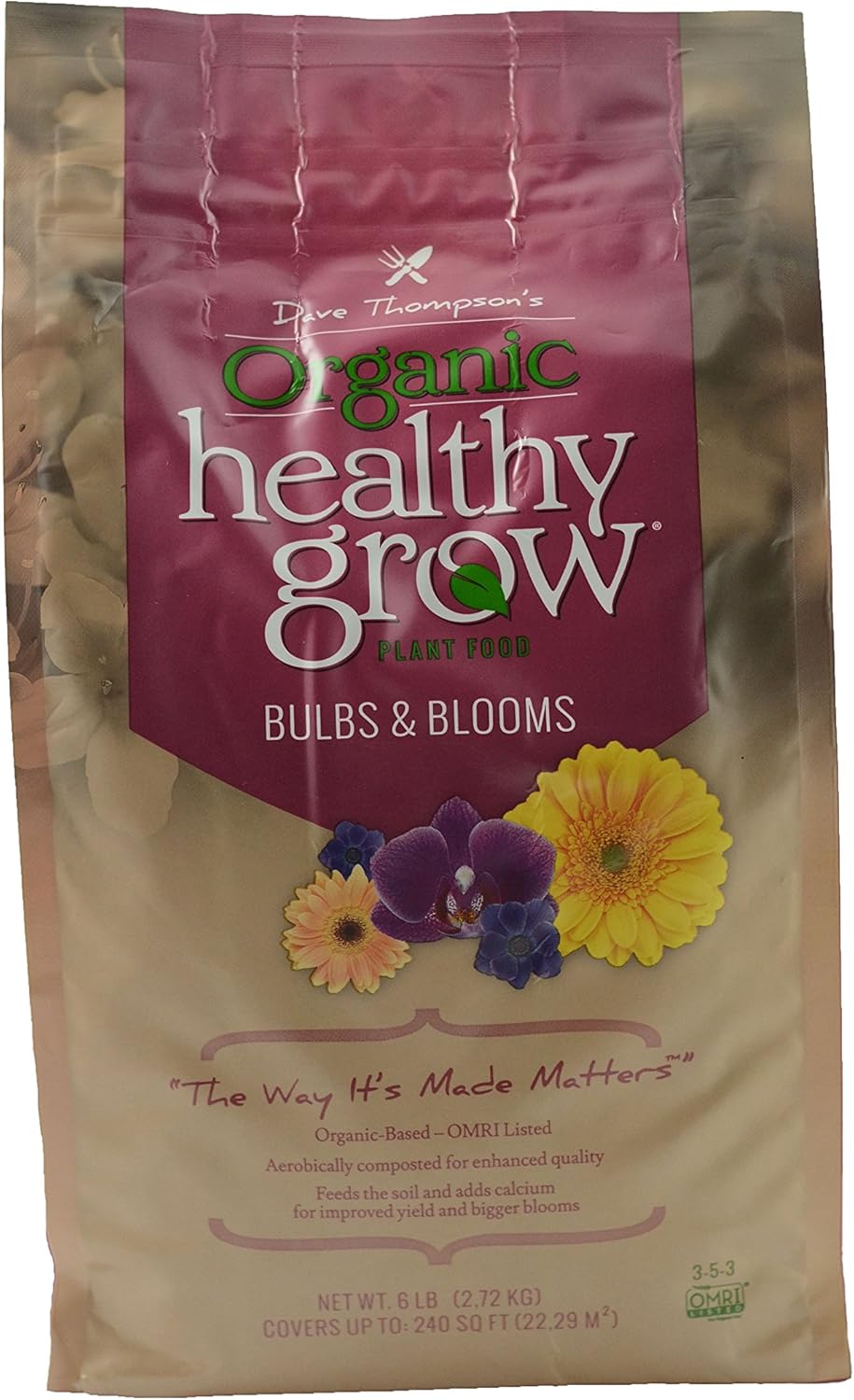 Dave Thompson's Organic Healthy Grow HGR 353 B6 Bulbs and