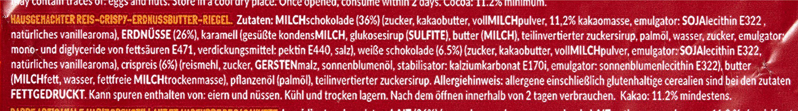 Broderick's Kuchen Riegel Crispy Peanut Butter, 20er Pack (20 x 50 g)