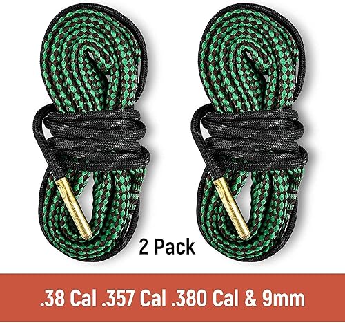 EZshoot Kit de 2 piezas de limpiador de orificios para escopeta de rifle (calibre .22 Cal .223 y calibre 0.219 in + 410 GA)