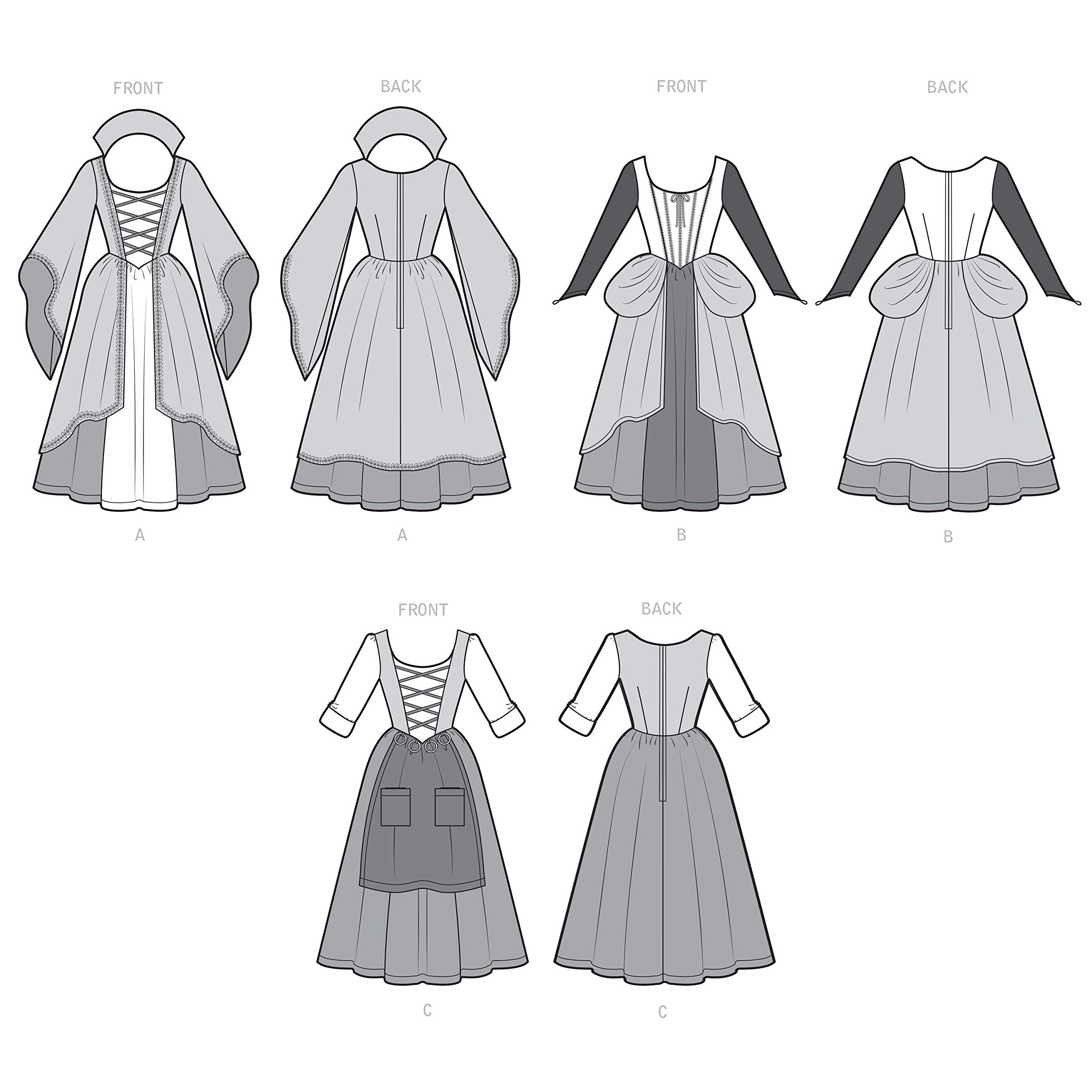 Simplicity Sewing Pattern R10645 / S9166   Misses' Magic in Fanciful Witchy Costumes, Size: R5 (14 16 18 20 22