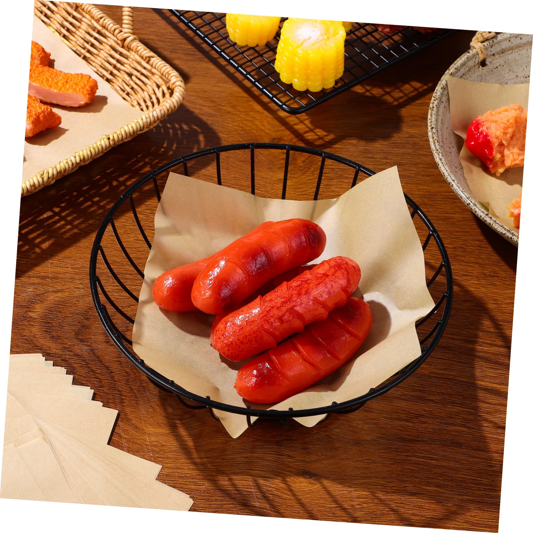 Cabilock 500fogli Carta da Forno Antiaderente Alimentare Carta da Forno per Hamburger Accessori da Cucina Dimensioni Contenute Facile da Riporre