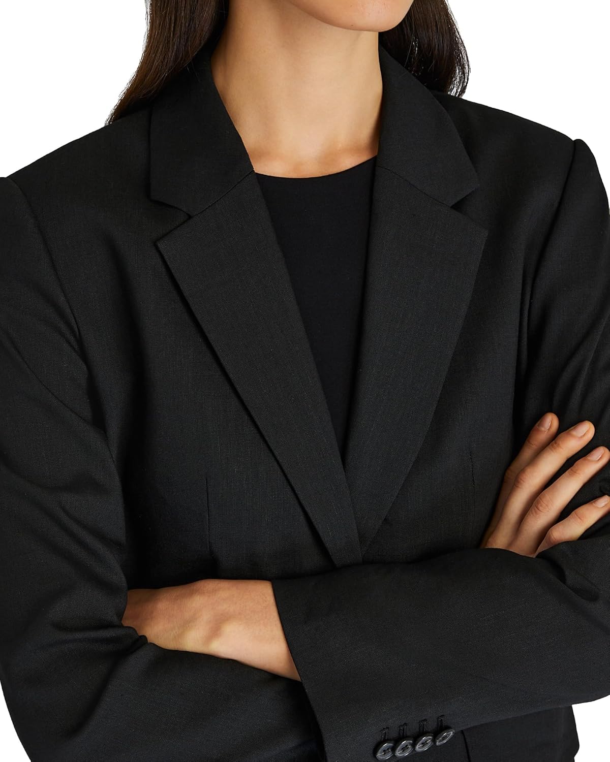 Club Monaco Women's Relaxed Linen Blazer