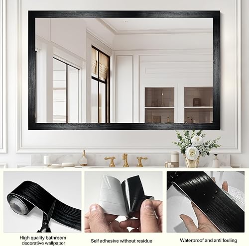 Miniatura 3 de Besezx Cinta de grano de madera, 2.4 x 15 pies, parche autoadhesivo de reparación de grano de madera para mesas, sillas, bricolaje, zócalos,