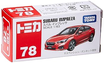 Amazon | トミカ No.78 スバル インプレッサ (箱) | ミニカー