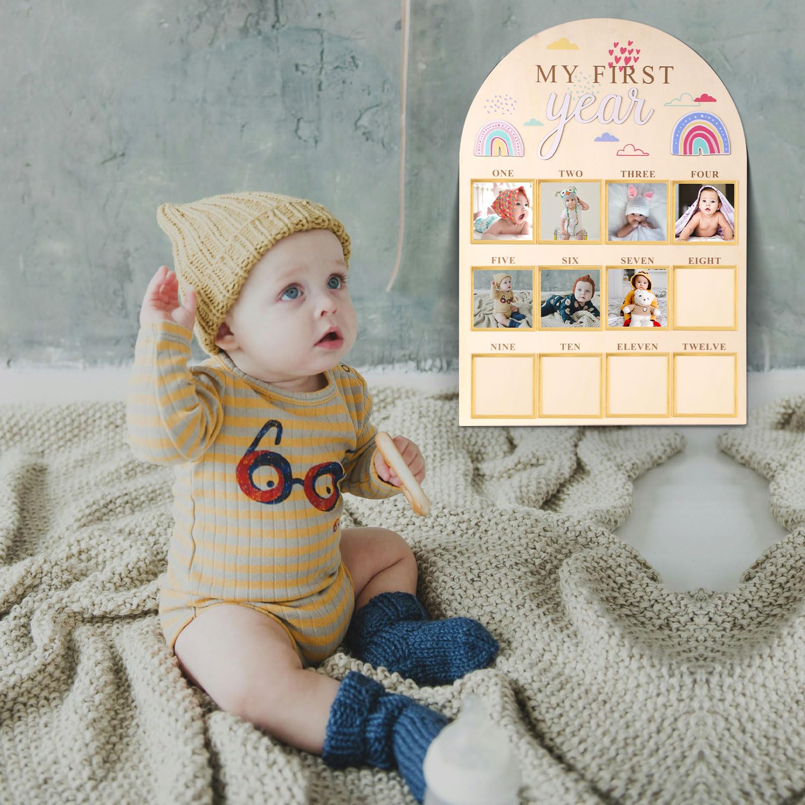 Armario Bebe Separadores De Armario Para Bebé - 7 Piezas De Madera (0-24  Meses) - Diseño De Delfín Perchas Madera, image size:1600x1600