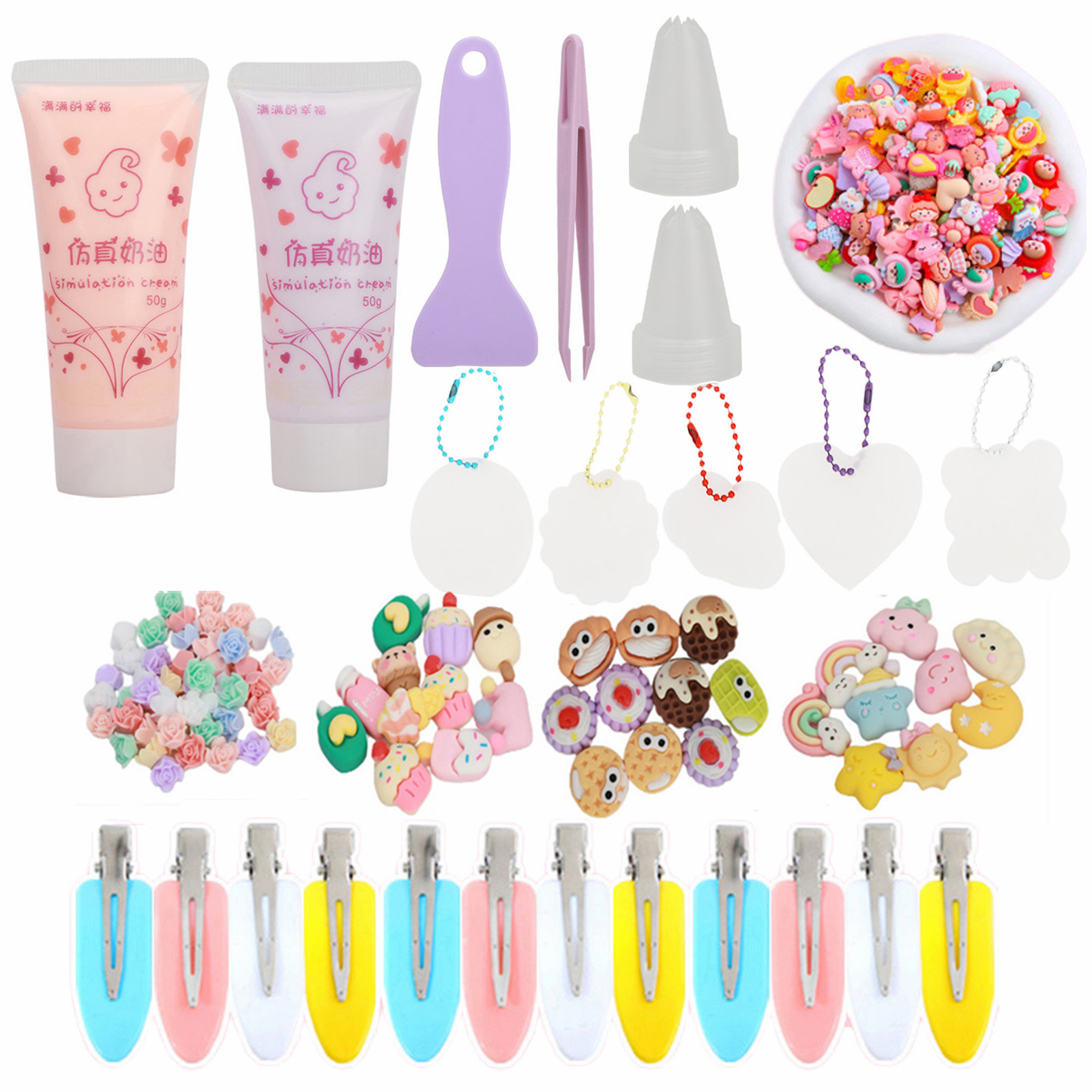 Amazon.com: Taginke 104 Pcs DIY Hairpin Kit, DIY Cream Glue Hair