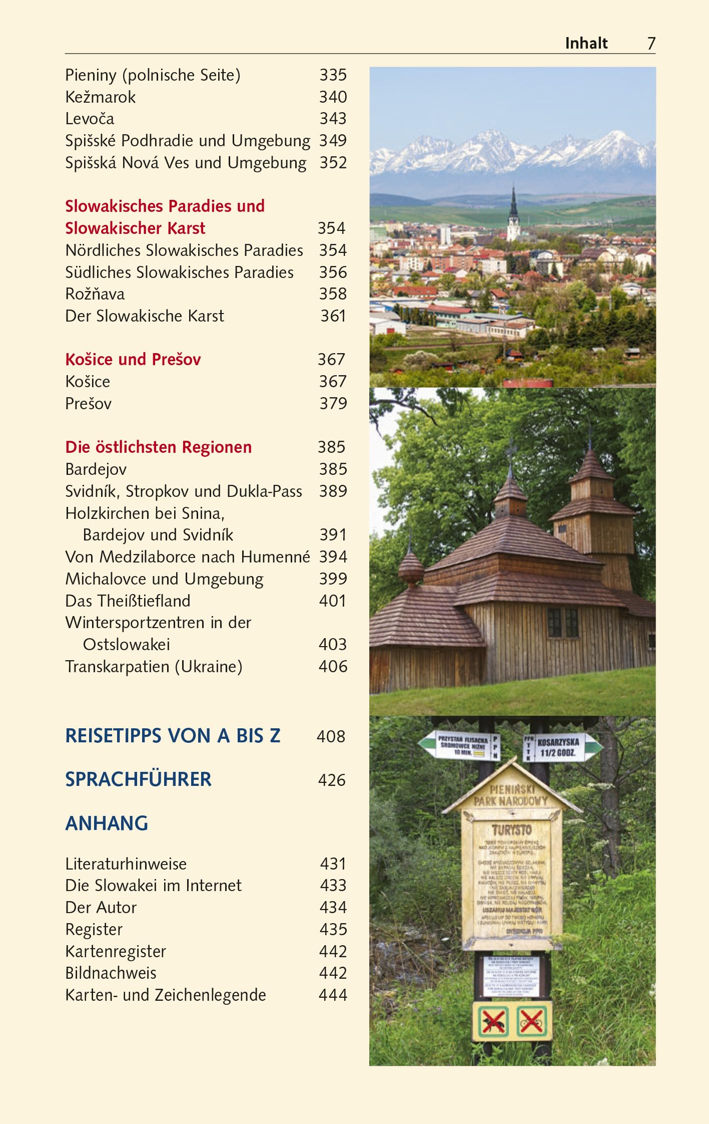 TRESCHER Reiseführer Slowakei: Unterwegs zwischen Donau und Beskiden. Mit Bratislava, Kleinen Karpaten, Hoher Tatra und Donautiefland