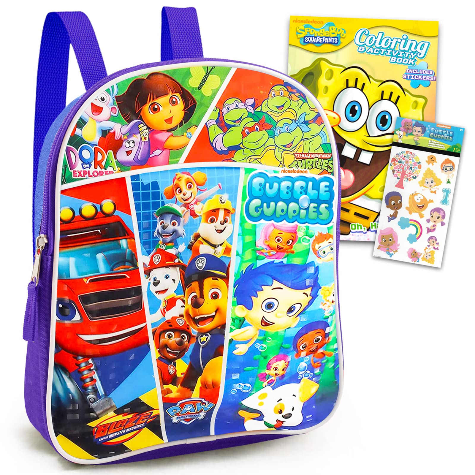 Buy Nick ShopBubble Guppies and Friends Mini Backpack Toddler Preschool Bundle with 11'' Mini