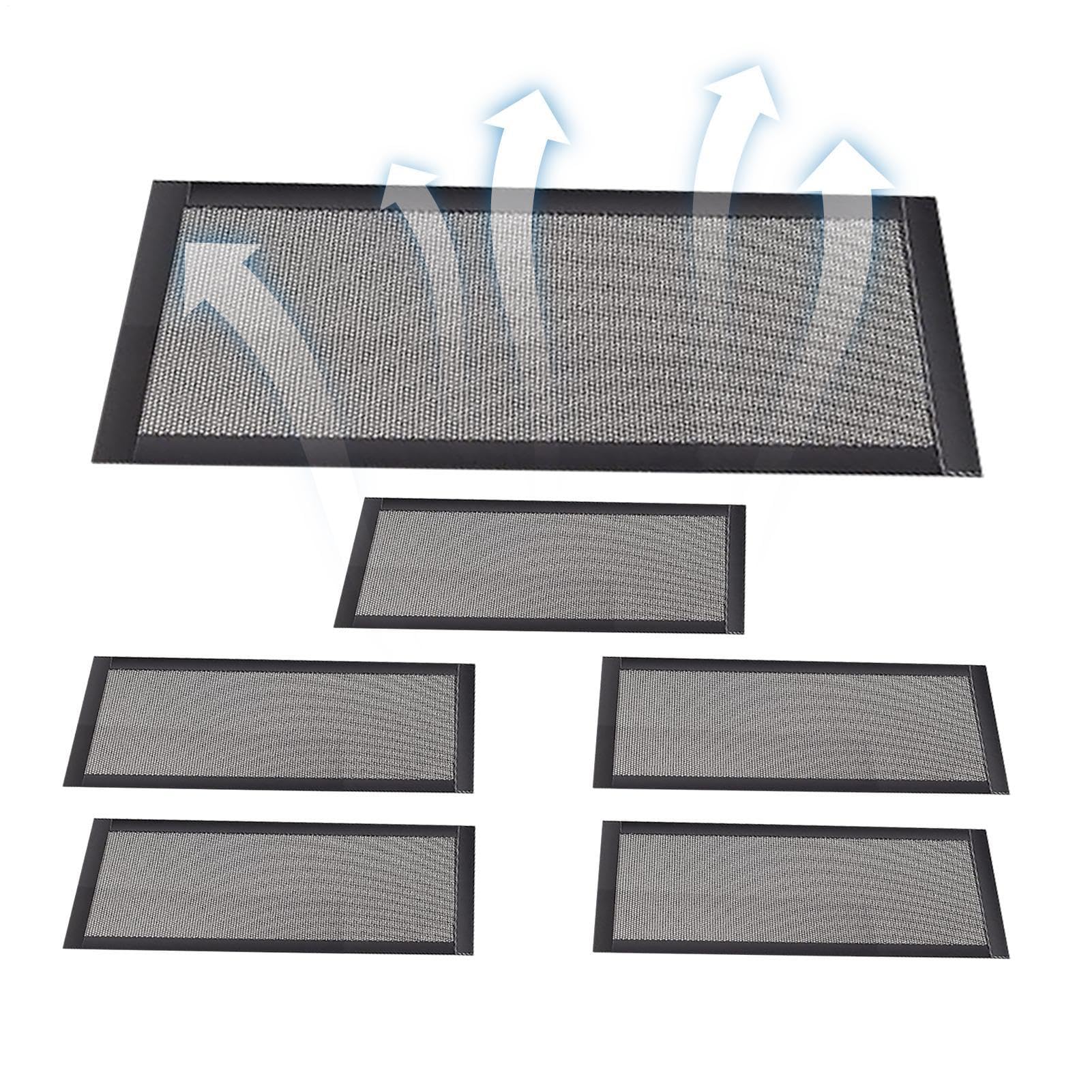 Filtres d'enregistrement pour ventilations de sol et couvertures magnétiques