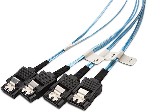 Miniatura 3 de Cable Matters Mini cable interno SAS a SATA de 33 pies SFF-8087 a SATA hacia adelante