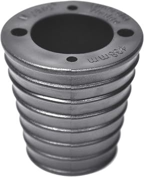 Myard Patio Umbrella Cone Wedge, Wind-Resistant, Twist to Fit, for Patio Table Hole or Umbrella Base 1.8-2.4 Inch, Pole Diameter 1-1/2" 38mm, 4 Holes, Black | 1.8-2.4 Inch, Pole Diameter 1-1/2", Wind-Resistant, Twist to Fit 38mm, 4 Holes, Black