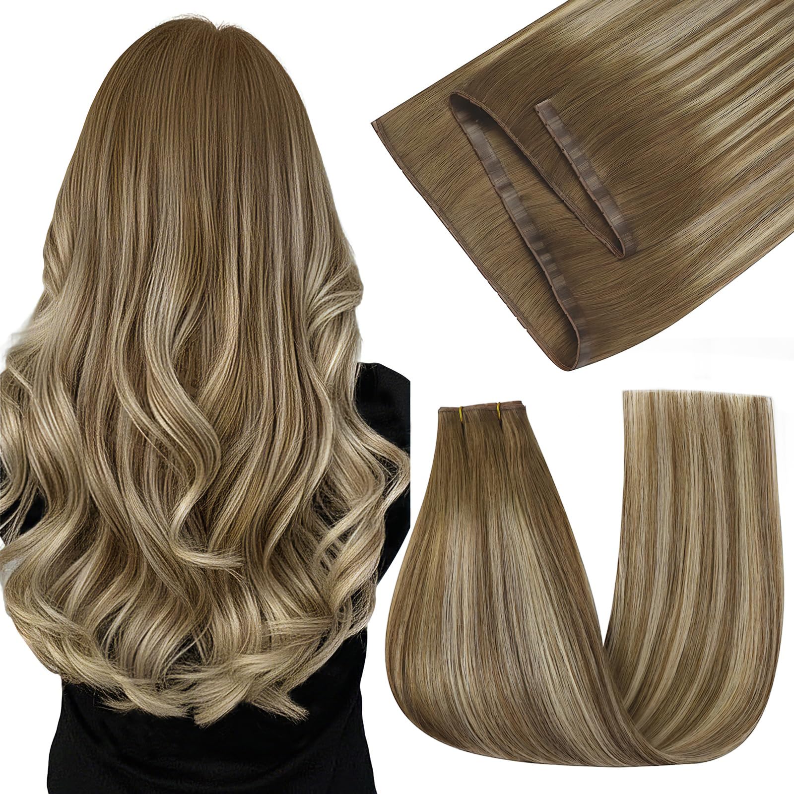 Easyouth Extension Echthaar Weiche Textur Extensions Remy Haar