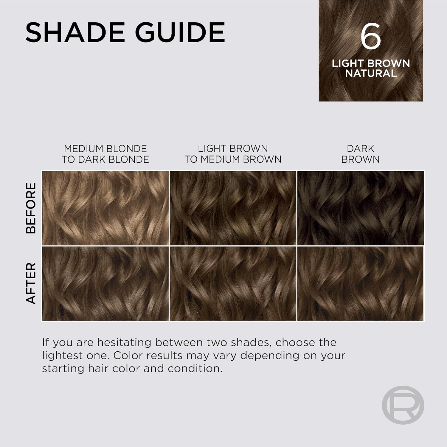 L'Oreal Paris Colorsonic Permanent Hair Dye Cartridge, Vibrant Hair Color for Root Touch Up, Gray Coverage or All Over Color in just 5 Minutes, 6 Light Natural Brown (Coloring Device Sold Separately)