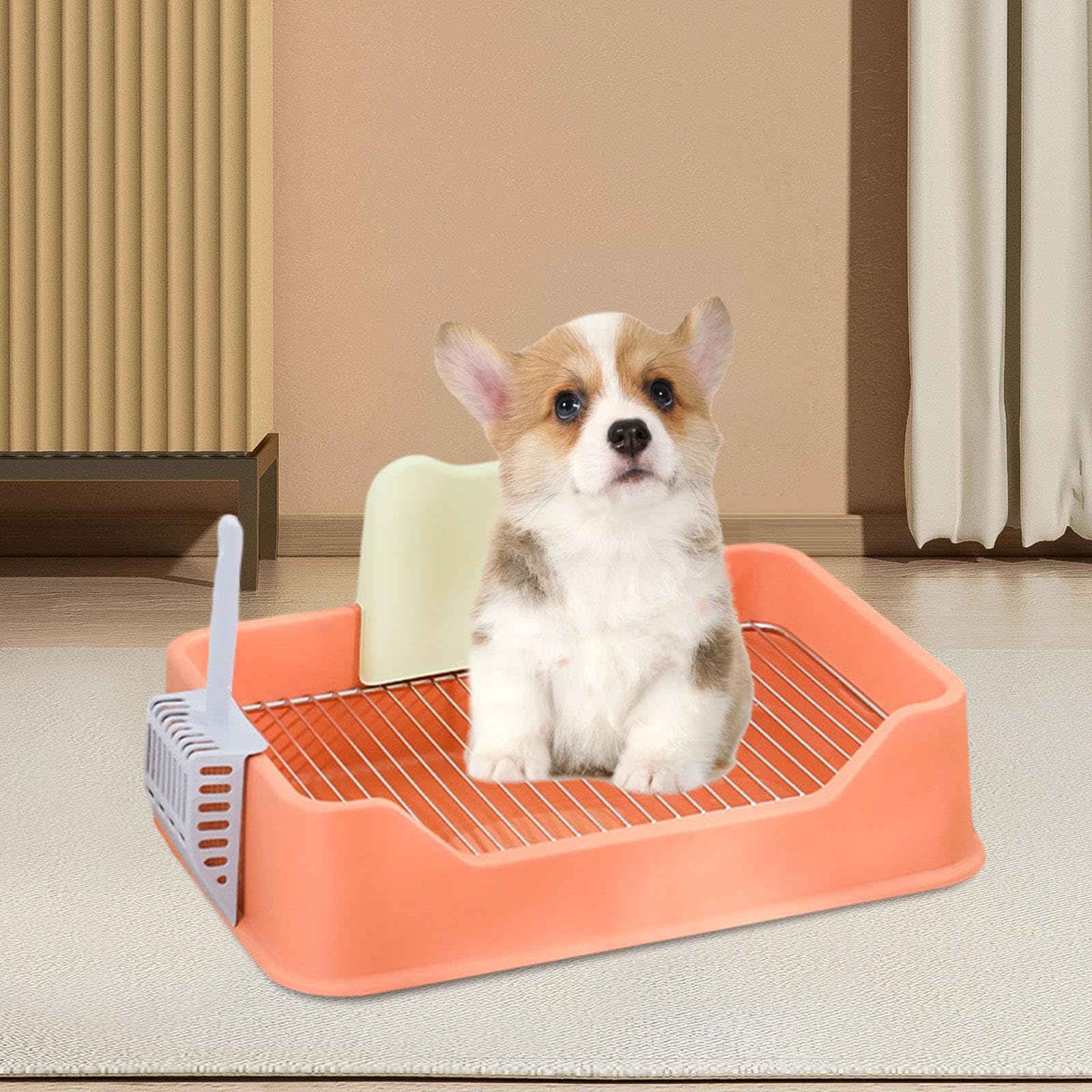 Toilette Per Cani MEEXPAWS Con Erba Artificiale - Piccola 45x35cm Per Cani Sotto 6 Libbre