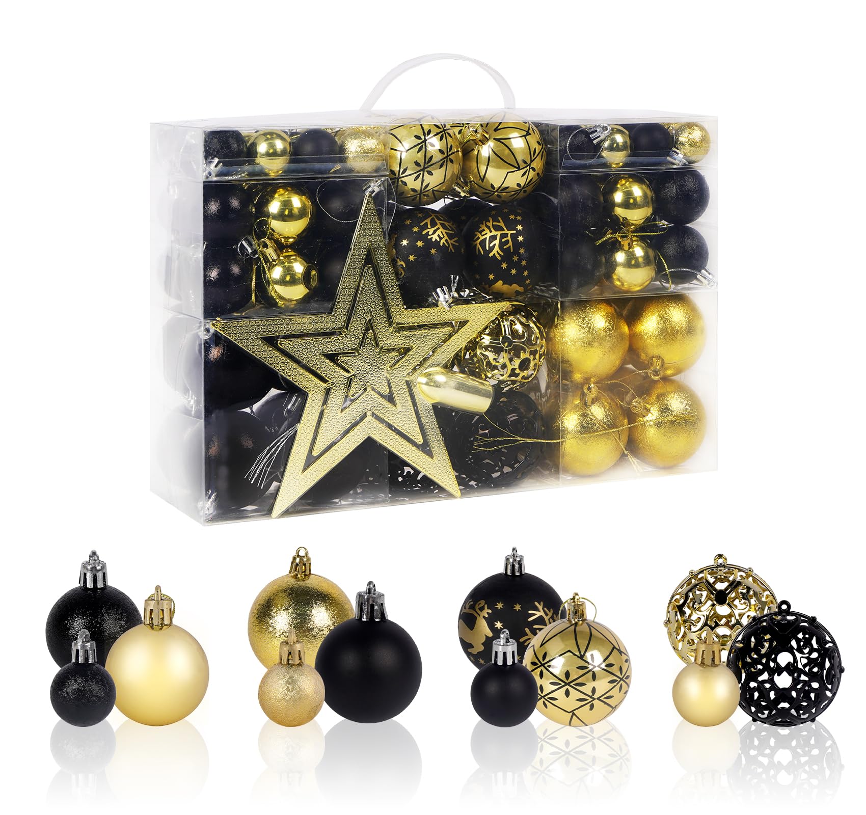 Boules de Noël déco sapin de Noël mariage et fêtes de fin d'année