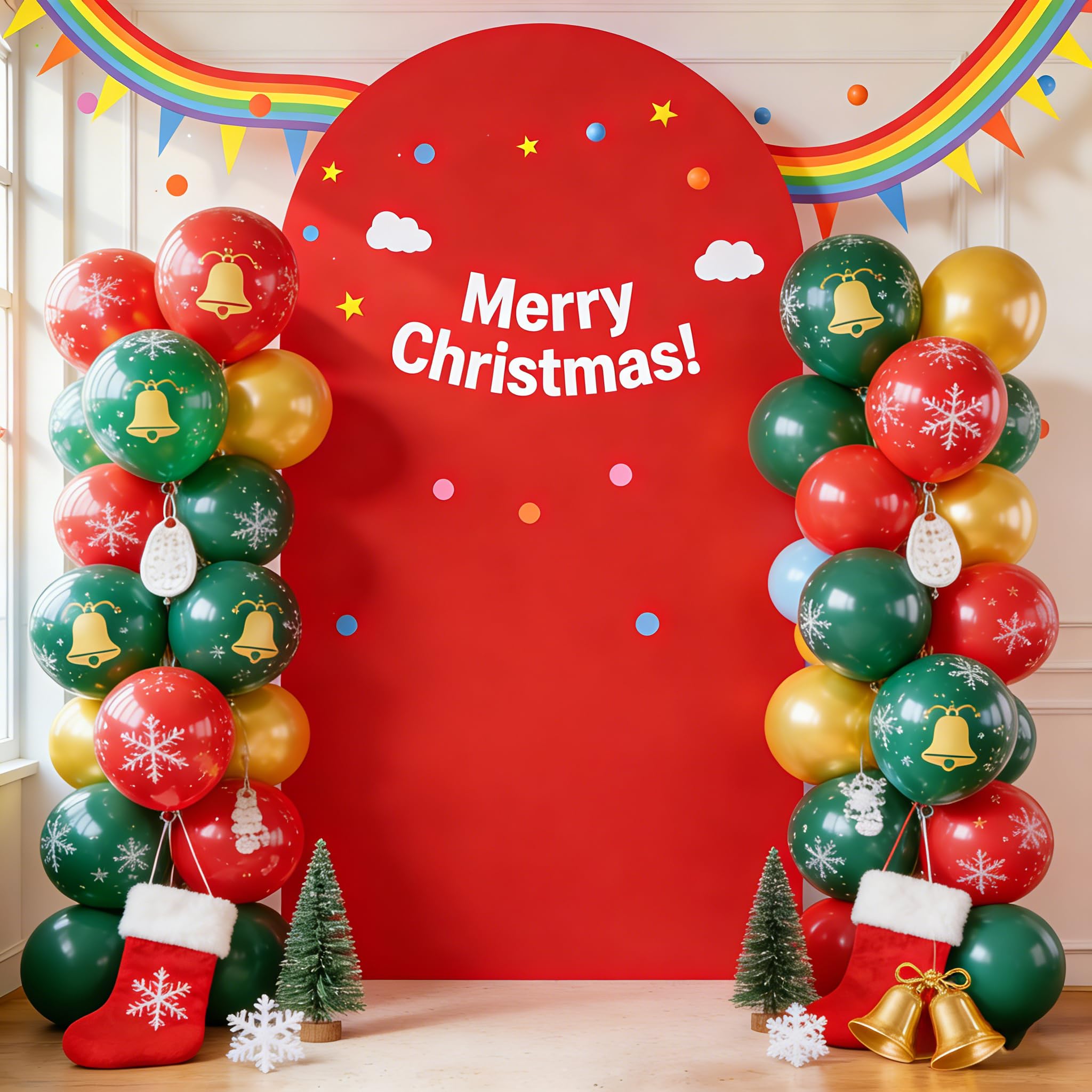 Amazon.com: 7.2FT Red Arch Backdrop Cover, Spandex Fitted Wedding