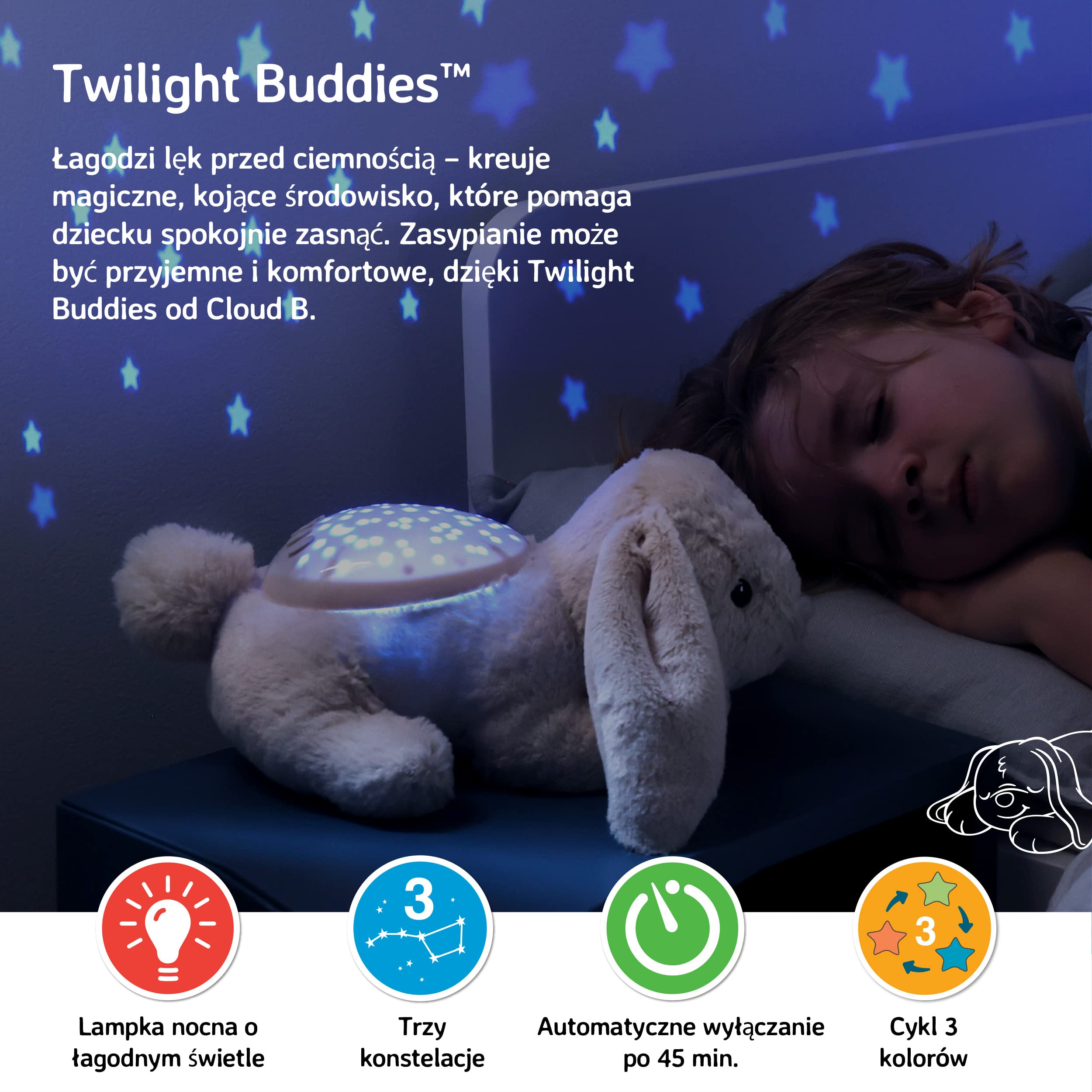 Cloud B Buddies lampka nocna